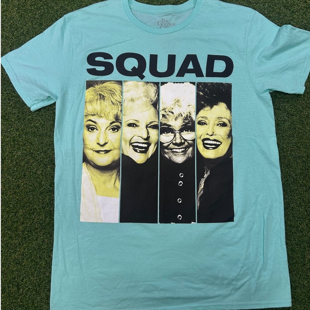 The Golden Girls Squad Graphic T-Shirt Mint Green Mens Large Dorothy Rose Sophia